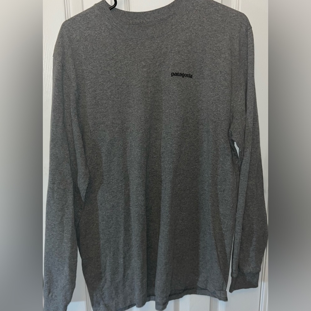 Patagonia Men's Charcoal Long Sleeve Tee